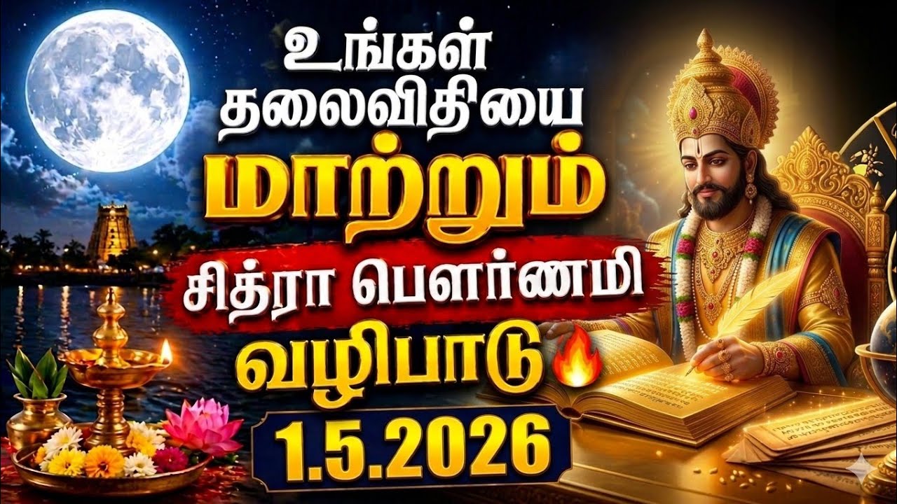 சித்ரா பௌர்ணமி 2026 - முழுமையான இந்த நாளில் செய்ய வேண்ட?