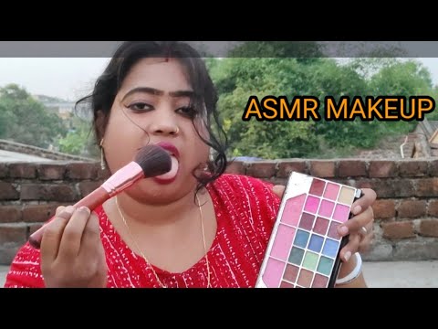 ASMR Spit Painting Makeup you For a Date