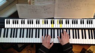 A Case Of You - James Blake Version - Piano Tutorial