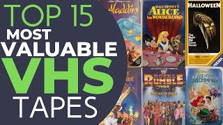🎥 Are Your  Disney VHS Tapes Worth 🤑 $20,000? (Top 15 Highest Selling VHS Tapes)