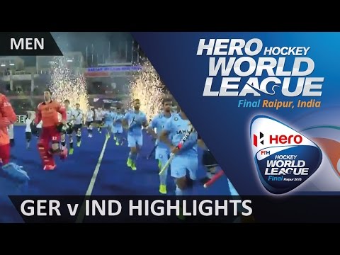 Germany v India Match Highlights #HWL2015 #Raipur