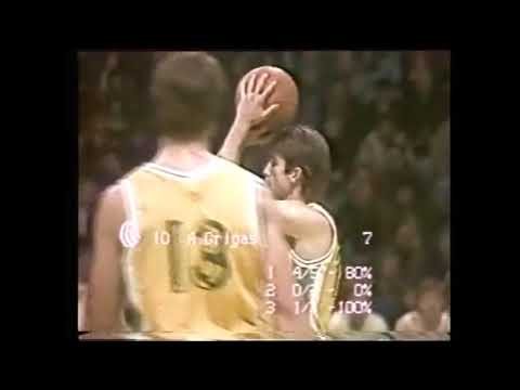 SOVIET UNION LEAGUE: 1988-89 regular season - Zalgiris Kaunas vs Statyba Vilnius