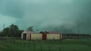 preview picture of video 'Beginning Stage of a Tornadic Wedge Supercell (Tornado) Tescott, KS May 1, 2018'