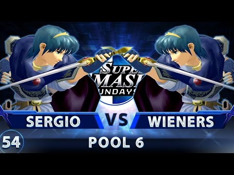 SSS 54 - Sergio (Marth) vs. OXY_Wieners (Marth) - SSBM Pool 6 - Smash Melee