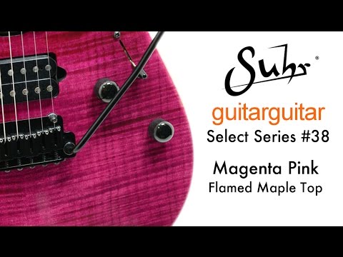 Suhr's GUITAGUITAR Select Series - Standard in Magenta Pink Flame