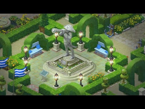 Gardenscapes - MAZE GARDEN - Full Walkthrough - New Area Restored