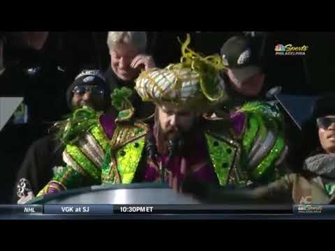 Jason Kelce-No One Likes Us Chant