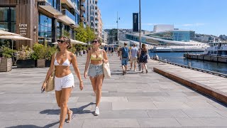 Oslo, Norway 🇳🇴 | Summer 4K HDR Walking Tour