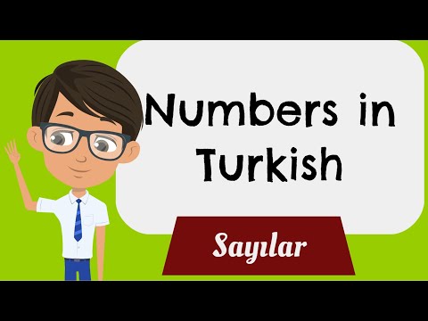 SAYILAR 🔢Numbers in Turkish