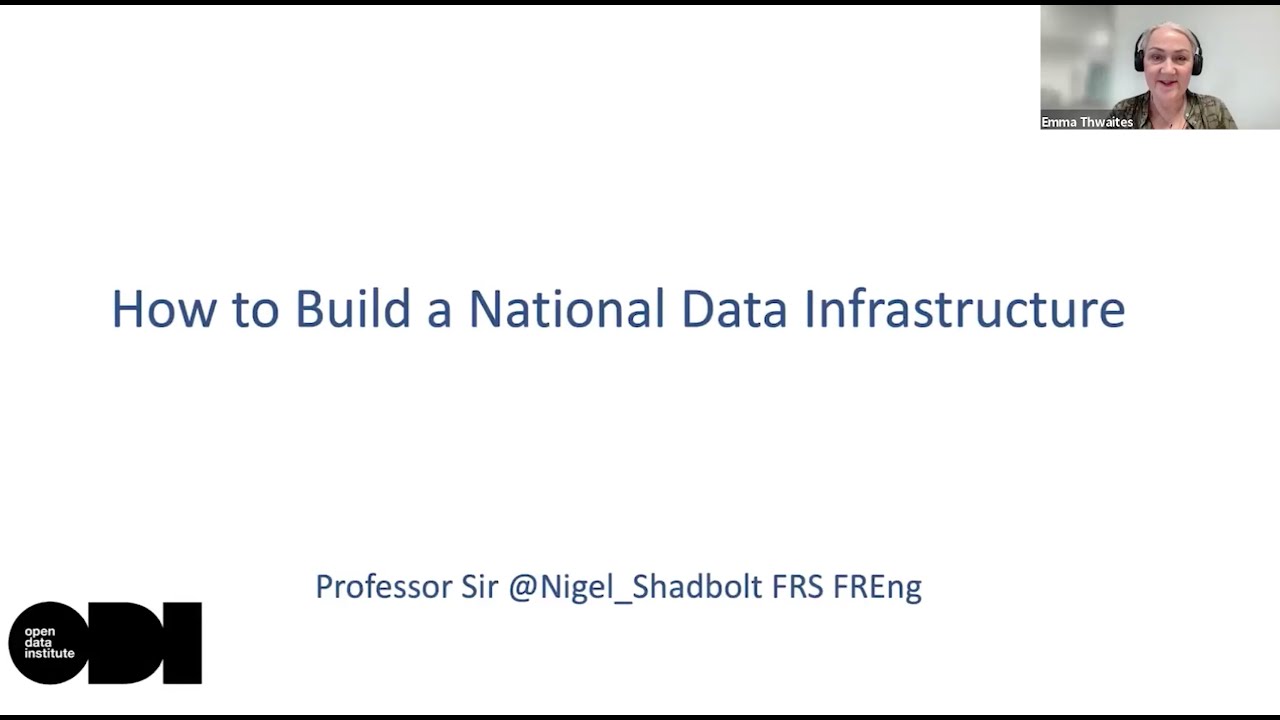 How to build a National Data Infrastructure
