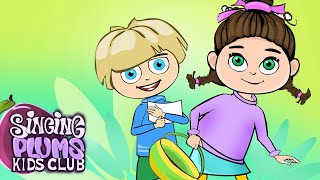 A Tisket A Tasket - Kids Sing Along Song With Lyrics | Nursery Rhyme | Singing Plums Kids Club
