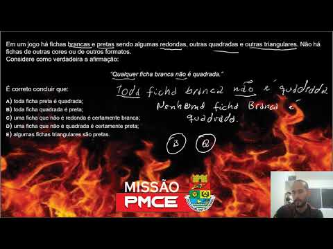 17/100 - Raciocínio Lógico - PMCE/PPAL/PPMG - FGV/CESPE