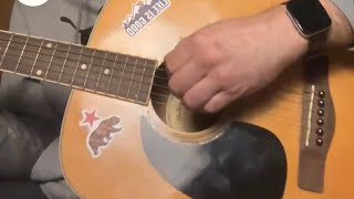 Live Night session jam - Acoustic Guitar intro Yukon - Justin Bieber
