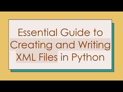 Python Create Xml From List