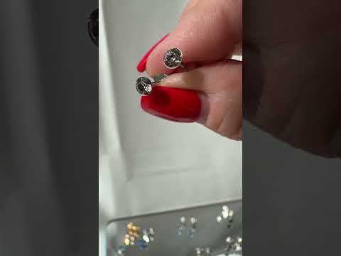 Серебряные серьги Spark со Swarovski Dotty Studs K1088PP31VR - фото 1 - id-p1481191350