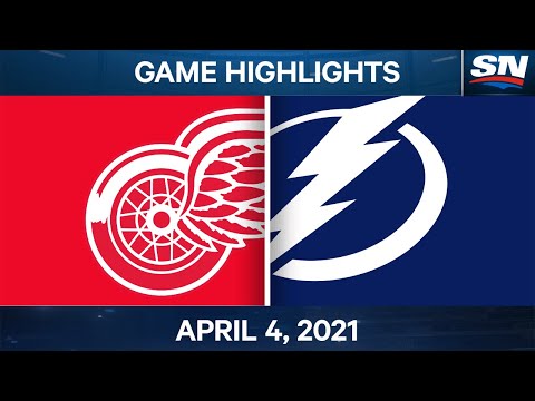 NHL Game Highlights | Red Wings vs. Lightning – Apr. 4, 2021