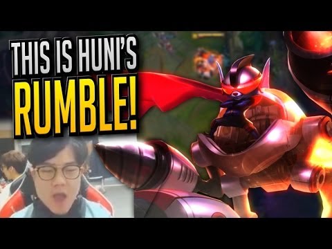 THIS IS HUNI'S RUMBLE! - SKT Huni's Stream Highlights (Translated)