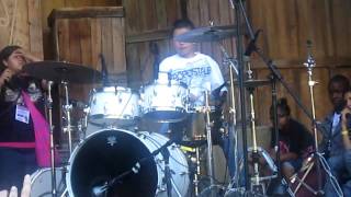 Dalziel G drumming off @ Six Flags