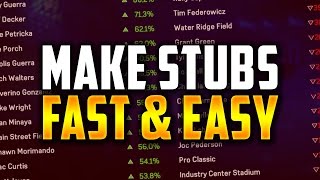 MAKE STUBS QUICK AND EASY! MLB The Show 17 Diamond Dynasty