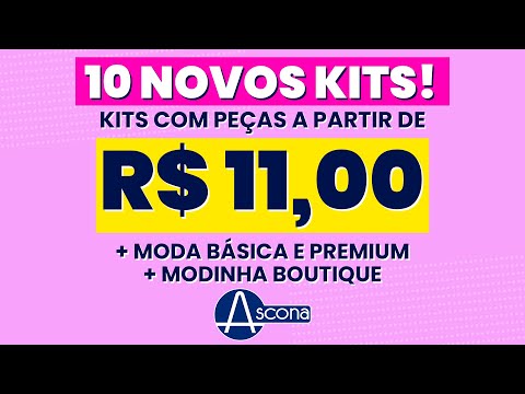 KITS POR R$11,00! 10 NOVOS KITS - MODA BÁSICA E PREMIUM BLOGUEIRINHA - MODINHA BOUTIQUE ARRUMADINHA