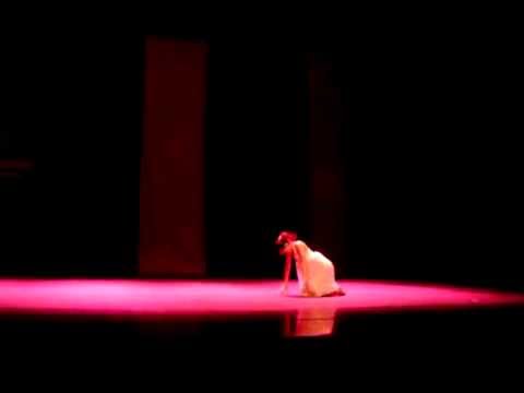 María Belén Tejedor solo de danza jazz