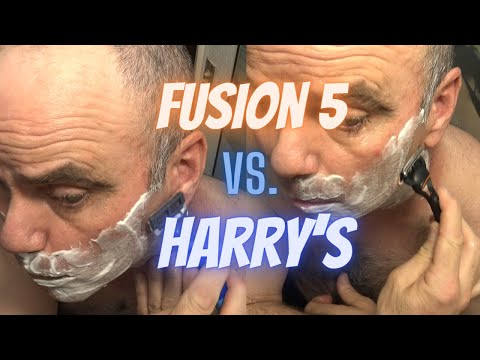 Gillette Fusion 5 Razor Vs Harry's  5 Blade Razor | Gillette Vs Harry's