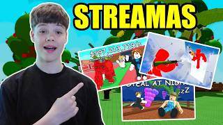 Streamas! Žaidžiam ROBLOX ŽAIDIMUS!
