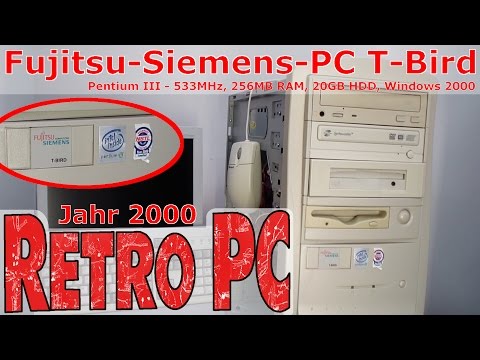 RetroPC - Der Fujitsu-Siemens PC "T-Bird" aus dem Jahr 2000
