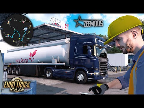 Transport de pétrole | Oslo | Scania S580 | Euro Truck Simulator 2 | 1.46
