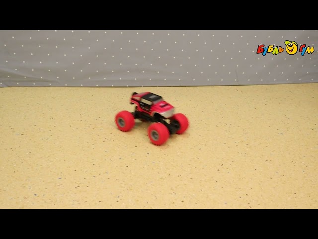 Джип Lanson Toys MONSTER TRUCK р/у кросс-кантри красный акб 1:18  - видео