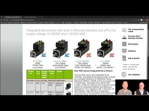 Neue MAC-Motoren mit integriertem Ethernet
