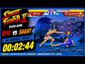 Obsolete Street Fighter 2 Ryu Vs Sagat Speedrun No Damage Taken In 00 02 44