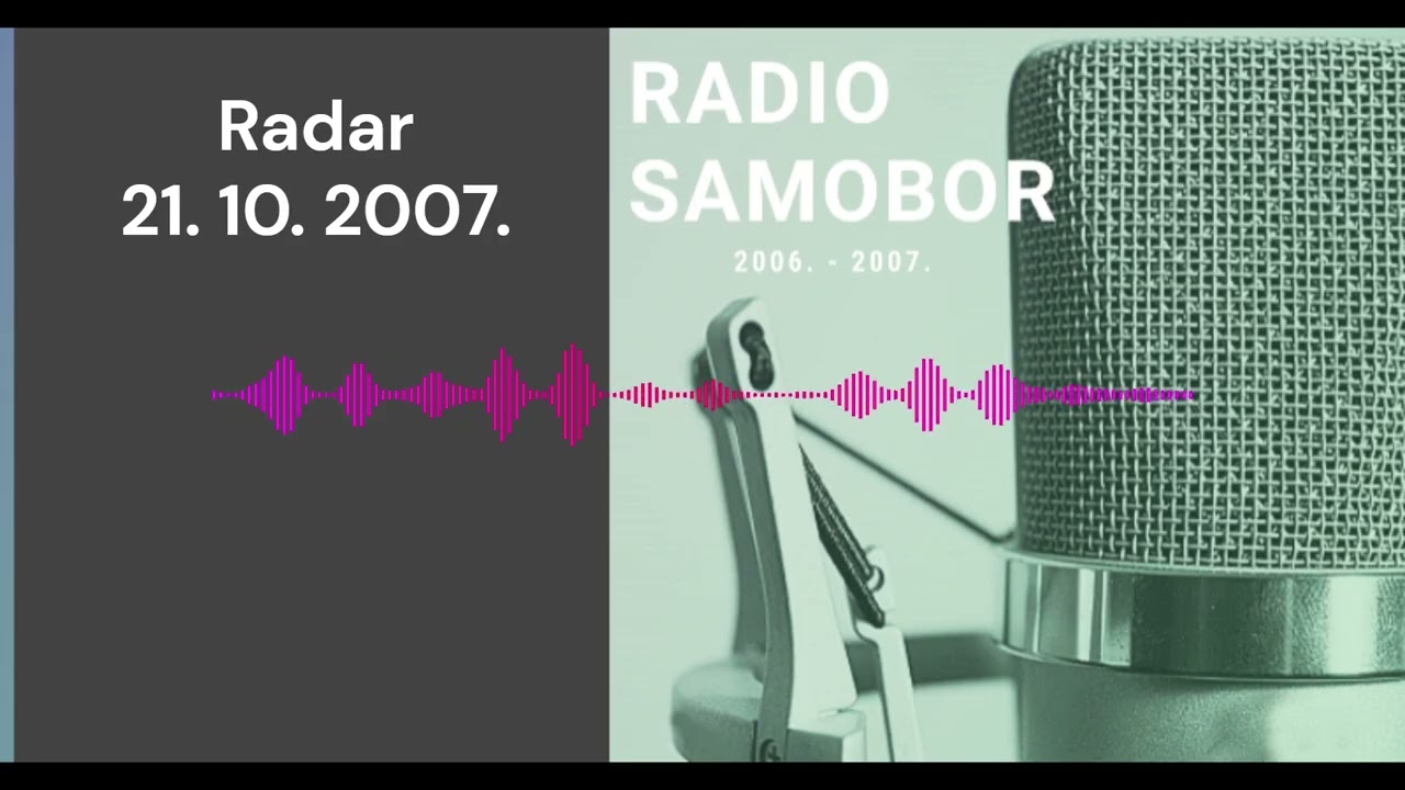 Radar - 21. 10. 2007. #radiosamobor