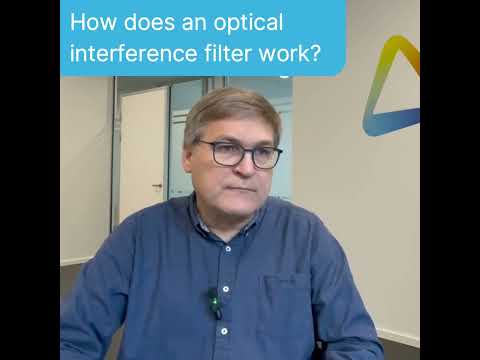 How does an optical interference filter work?