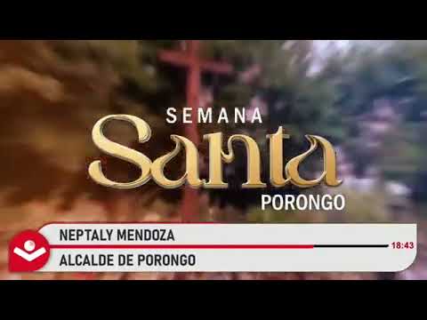 Porongo inicia actividades de Semana Santa con fe, tradición y cultura