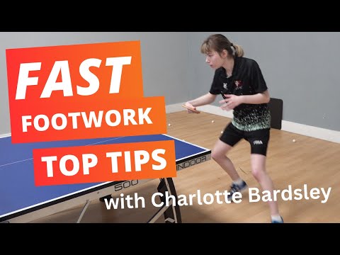 FAST FOOTWORK - top tips from pro player Charlotte Bardsley