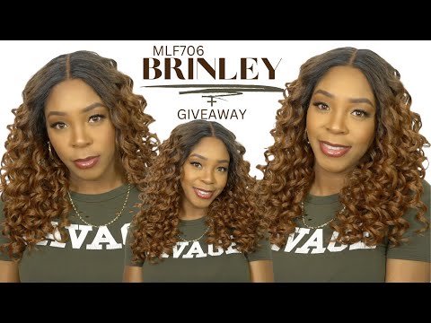 Bobbi Boss Synthetic Hair HD Lace Front Wig - MLF706 BRINLEY +GIVEAWAY --/WIGTYPES.COM