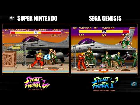 Dual Play: Street Fighter II Turbo/Champion Edition (Super NES + Sega Genesis longplay)