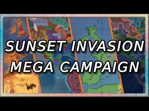 Sunset Invasion Mega Campaign - CK2 to EU4 to Vic2 to Hoi4 - The Aztec's attack!
