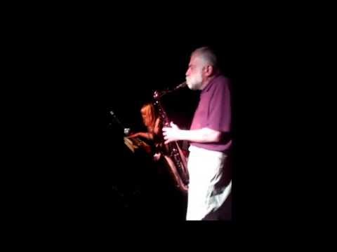 Peter Brötzmann and Heather Leigh in Cleveland, 05-23-2016