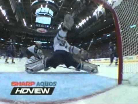 Joffrey Lupul Breaks The Goal Cam (October 19 2011)