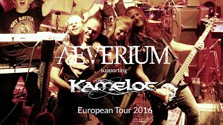 AEVERIUM - Heaven&#39;s burning (Live KAMELOT European Tour - April 2016)