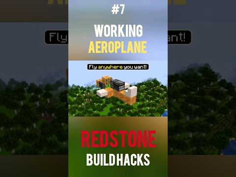 🔥 Ultimate Minecraft Aeroplane Redstone Build! 🛩