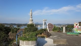 preview picture of video '天草五橋 松島展望台. Matsushima Observation Deck in Amakusa.'