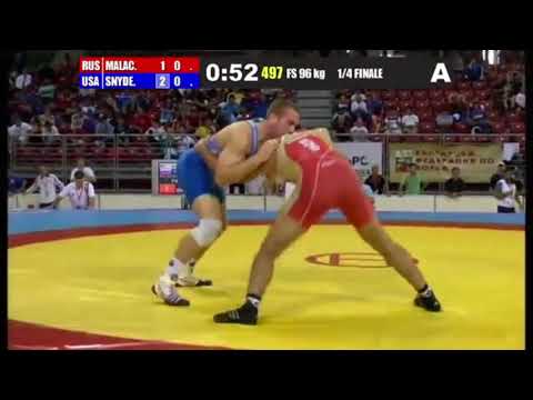 ЧЕМПИОНАТ МИРА 2013 96кг ФИНАЛ ЮСУП МАЛАЧМАГОМЕДОВ(RUS) vs КАЙЛ СНАЙДЕР (USA)