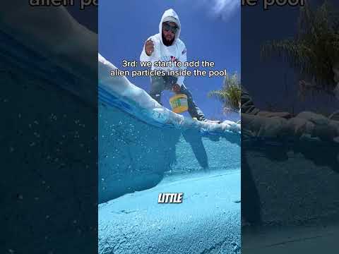How We Build an Alien Pool — Full Process Revealed #poolbuild #luxurypool  #satisfying #poolhacks