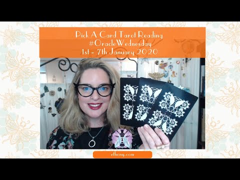 Pick A Card Tarot Reading - #OracleWednesday - 1st - 7th January 2020