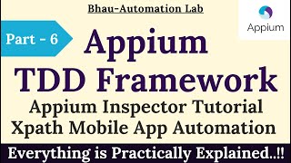 mobile app automation testing | appium inspector| xpath in appium |#appium #automationtesting Part-6