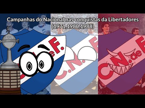 Nacional's campaigns in winning the Libertadores Cup (1971, 1980, 1988)