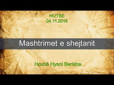 Mashtrimet e shejtanit - Hoxhë Hysni Berisha